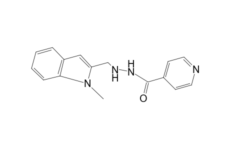 isonicotinic acid, 2-[(1-methylindol-2-yl)methyl]hydrazide