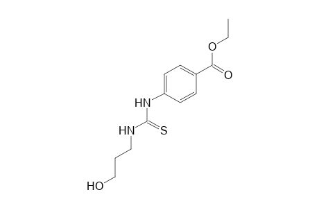 p-[3-(3-hydroxypropyl)-2-thioureido]benzoic acid, ethyl ester