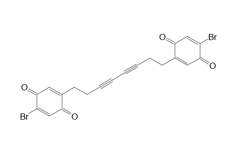 2-Bromanyl-5-[8-[4-bromanyl-3,6-bis(oxidanylidene)cyclohexa-1,4-dien-1-yl]octa-3,5-diynyl]cyclohexa-2,5-diene-1,4-dione