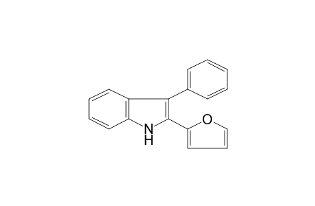 1H-Indole, 2-(2'-furyl)-3-phenyl-