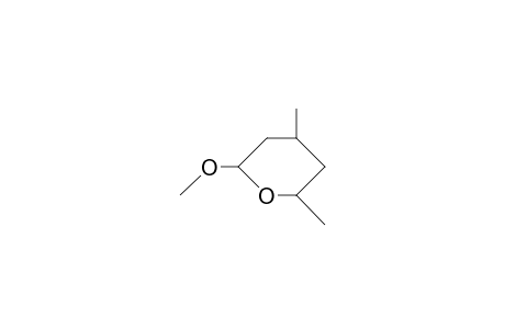 Tetrahydro-4E,6E-dimethyl-2E-methoxypyran