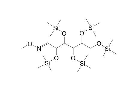 D-Glucose, 2,3,4,5,6-pentakis-O-(trimethylsilyl)-, O-methyloxime