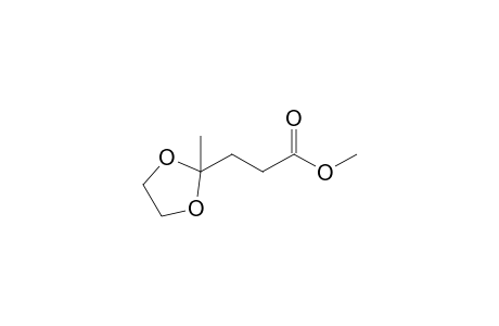 1,3-Dioxolane-2-propanoic acid, 2-methyl-, methyl ester