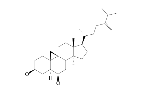 ROXBURGHADIOL-A;4-BIS-NOR-METHYL-24-METHYLENE-CYCLOARTA-3-BETA,6-BETA-DIOL