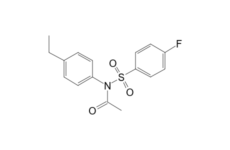 N-(4-Ethylphenyl)-4-fluorobenzenesulfonamide, 1ac derivative