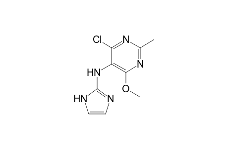 N-(4 -Chloro-6 -methoxy-2 -methylpyrimid-5 -yl) -1H-imidazol-2 -amine