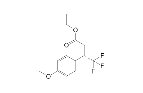 Ethyl (S)-4,4,4-trifluoro-3-(4-methoxyphenyl)butanoate