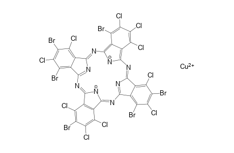 cu-Hexabromodecachlorophthalocyanine