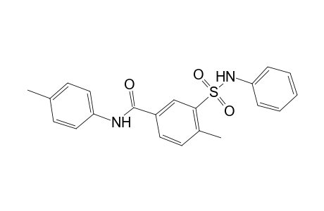 3-(anilinosulfonyl)-4-methyl-N-(4-methylphenyl)benzamide