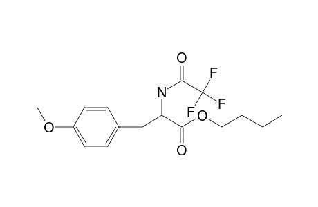 o-Methyltyrosine,N-trifluoroacetyl-, N-butyl ester