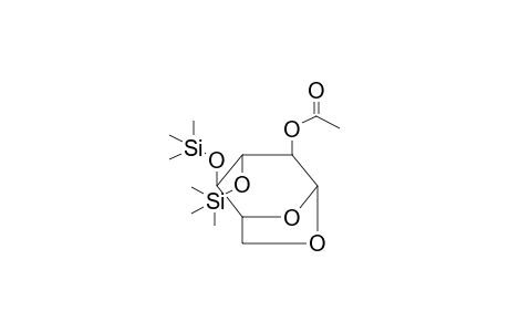 2-O-ACETYL-3,4-DI-O-TRIMETHYLSILYL-1,6-ANHYDRO-BETA-D-GLUCOPYRANOSE