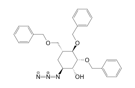 (1R,2R,3R,4R,6S)-6-azido-2,3-bis(phenylmethoxy)-4-(phenylmethoxymethyl)-1-cyclohexanol