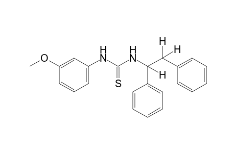 1-(1,2-Diphenylethyl)-3-(m-methoxyphenyl)-2-thiourea