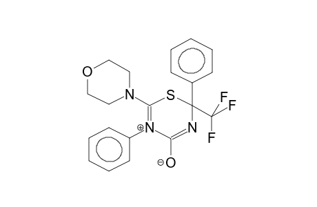 6-MORPHOLINO-2,5-DIPHENYL-2-TRIFLUOROMETHYL-2H-1,3,5-THIADIAZIN-5-IO-4-OLATE