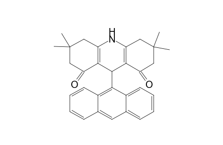 3,3,6,6-Tetramethyl-9-(anthracen-9-yl)-1,2,3,4,5,6,7,8,9,10-decahydroacridin-1,8-dione