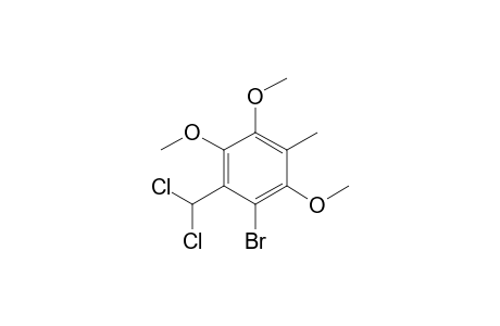 1-Bromo-2-(dichloromethyl)-3,4,6-trimethoxy-5-methyl-benzene