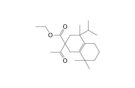 Ethyl 2-acetyl-4-isopropyl-4,8,8-trimethyl-1,2,3,4,5,6,7,8-octahydronaphthalene-2-carboxylate