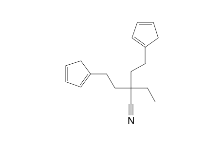 1,3-Cyclopentadienebutanenitrile, .alpha.-[2-(cyclopentadienyl)ethyl]-.alpha.-ethyl-