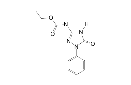 5-oxo-1-phenyl-delta square-1,2,4-triazoline-3-carbamic acid, ethyl ester