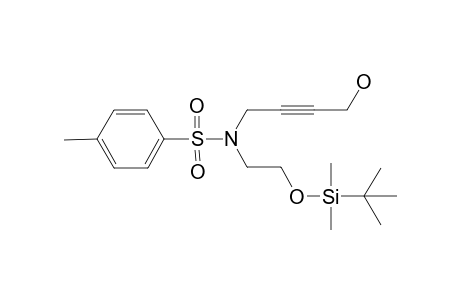 N-(4-Hydroxy-2-butynyl)-4-methyl-N-[2-[[(1,1-dimethylethyl)dimethylsilyl]oxy]ethyl]benzenesulfonamide