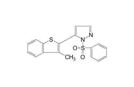 5-(3-methylbenzo[b]thien-2-yl)-1-(phenylsulfonyl)pyrazole