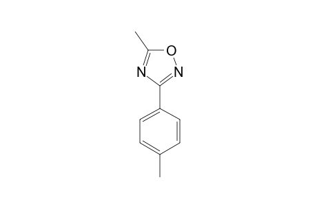 5-methyl-3-p-tolyl-1,2,4-oxadiazole