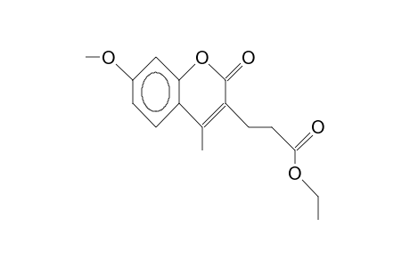 3-Ethoxycarbonylethyl-7-methoxy-4-methyl-coumarin