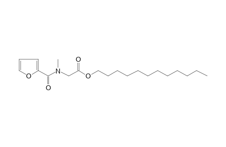 Sarcosine, N-(2-furoyl)-, dodecyl ester