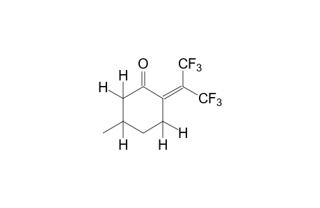 5-methyl-2-[2,2,2-trifluoro-1-(trifluoromethyl)ethylidene]cyclohexanone