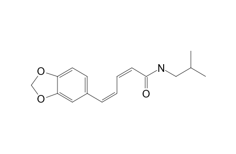 (2Z,4Z)-5-(1,3-benzodioxol-5-yl)-N-(2-methylpropyl)penta-2,4-dienamide