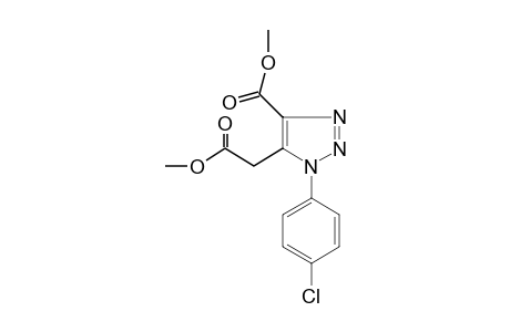 4-CARBOXY-1-(p-CHLOROPHENYL)-1H-1,2,3-TRIAZOLE-5-ACETIC ACID, DIMETHYL ESTER