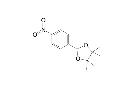 4,4,5,5-Tetramethyl-2-(4-nitrophenyl)-1,3-dioxolane