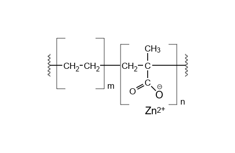 Ethylene/methacrylic acid ionomer, zinc salt