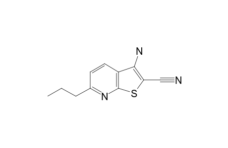 3-AMINO-2-(CYANOTHIENO)-[2.3-B]-6-PROPYLPYRIDINE