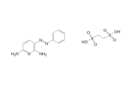 2,6-diamino-3-(phenylazo)pyridine, 1,2-ethanedisulfonate(1:1)