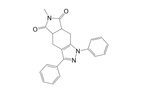 4,5,6,7-Tetrahydro-1,3-diphenyl-1H-indazole-5,6-dicarboxy-N-methylimide