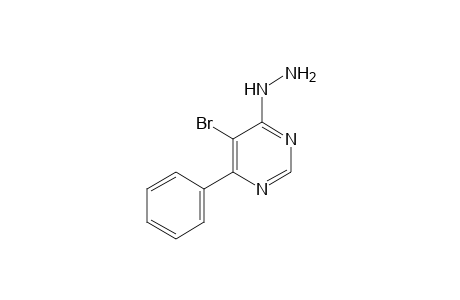 5-bromo-4-hydrazino-6-phenylpyrimidine