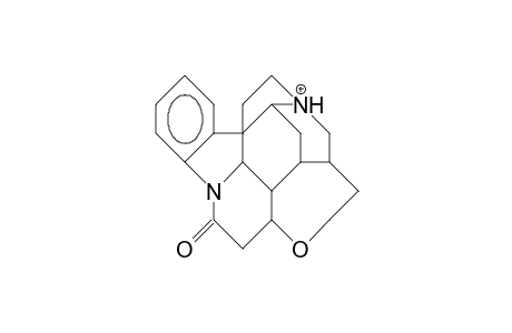 21,22-Dihydro-strychnine cation