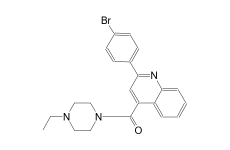 2-(4-bromophenyl)-4-[(4-ethyl-1-piperazinyl)carbonyl]quinoline