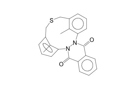 N,N-phthaloyl-2-thia-10,11-diaza-9,17-dimethyl-(3.2)-metacyclophan