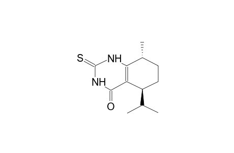 TRANS-2-THIOXO-4-OXO-8-METHYL-5-ISOPROPYL-5,6,7,8-TETRAHYDROQUINAZOLINE