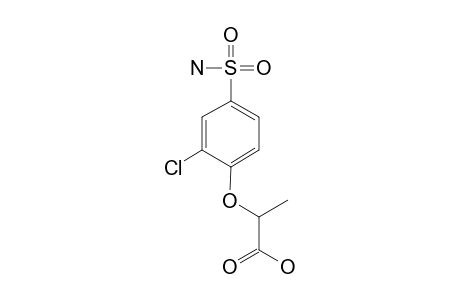 2-(2-chloro-4-sulfamoylphenoxy)propionic acid