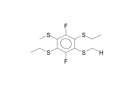 1,4-DIFLUORO-2,5-BIS(METHYLTHIO)-3,6-BIS(ETHYLTHIO)BENZENE