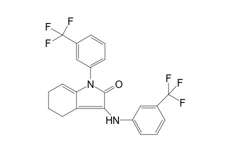 1-[3-(trifluoromethyl)phenyl]-3-[[3-(trifluoromethyl)phenyl]amino]-5,6-dihydro-4H-indol-2-one