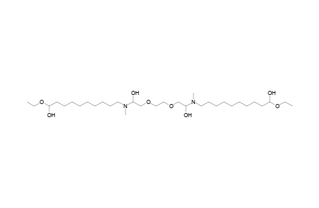 10-{[2-(2-{[(9-ETHOXYCARBONYLNONYL)METHYLCARBAMOYL]METHOXY}ETHOXY)ACETYL]METHYLAMINO}DECANOIC ACID, ETHYL ESTER