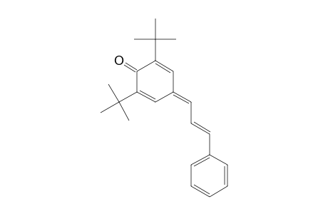 2,6-DI-TERT.-BUTYL-4-(3-PHENYL-2-PROPYLIDEN)-CYCLOHEXA-2,5-DIEN-1-ON