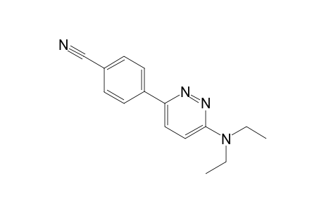 4-[6-(Diethylamino)pyridazin-3-yl]benzonitrile