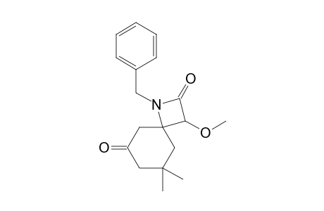 1-Benzyl-8-oxo-3-methoxy-6,6-dimethyl-1-azaspiro[3,5]nonan-2-one