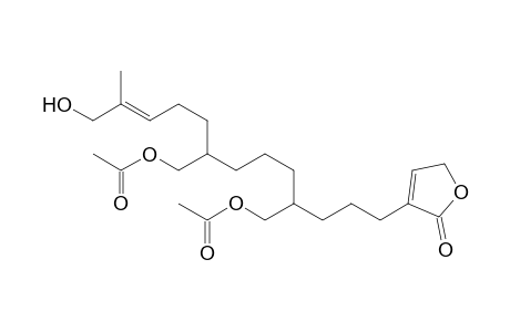 2(5H)-Furanone, 3-[4,8-bis[(acetyloxy)methyl]-13-hydroxy-12-methyl-11-tridecenyl]-