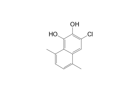 3-Chloro-5,8-dimethylnaphthalene-1,2-diol